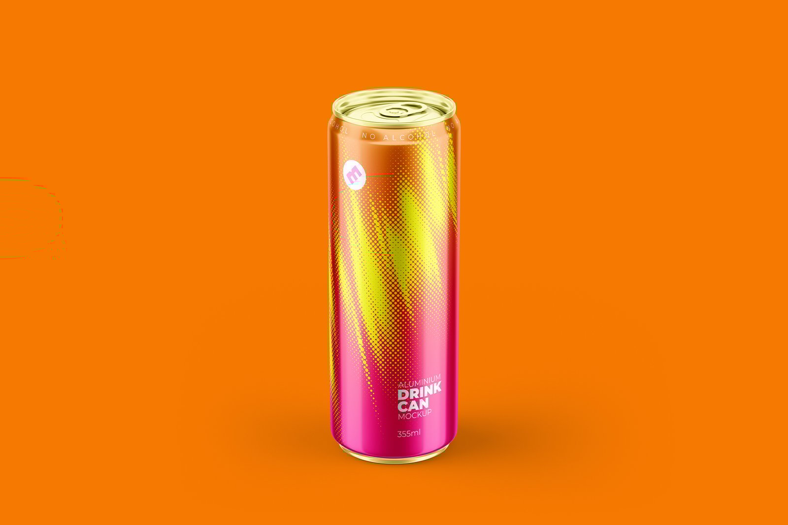 Sleek 355ml Aluminium Can Mockup