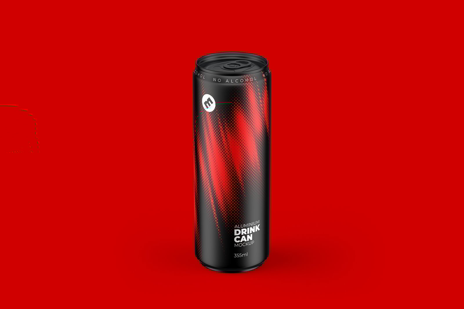 Sleek 355ml Aluminium Can Mockup