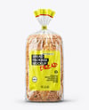 Sliced Bread with Assorted Seeds Package Mockup