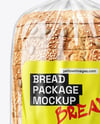 Sliced Bread with Assorted Seeds Package Mockup