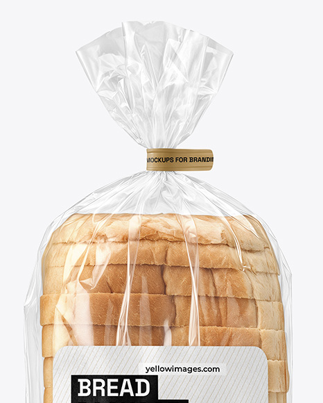Sliced White Bread Package Mockup