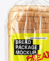 Sliced White Bread Package Mockup