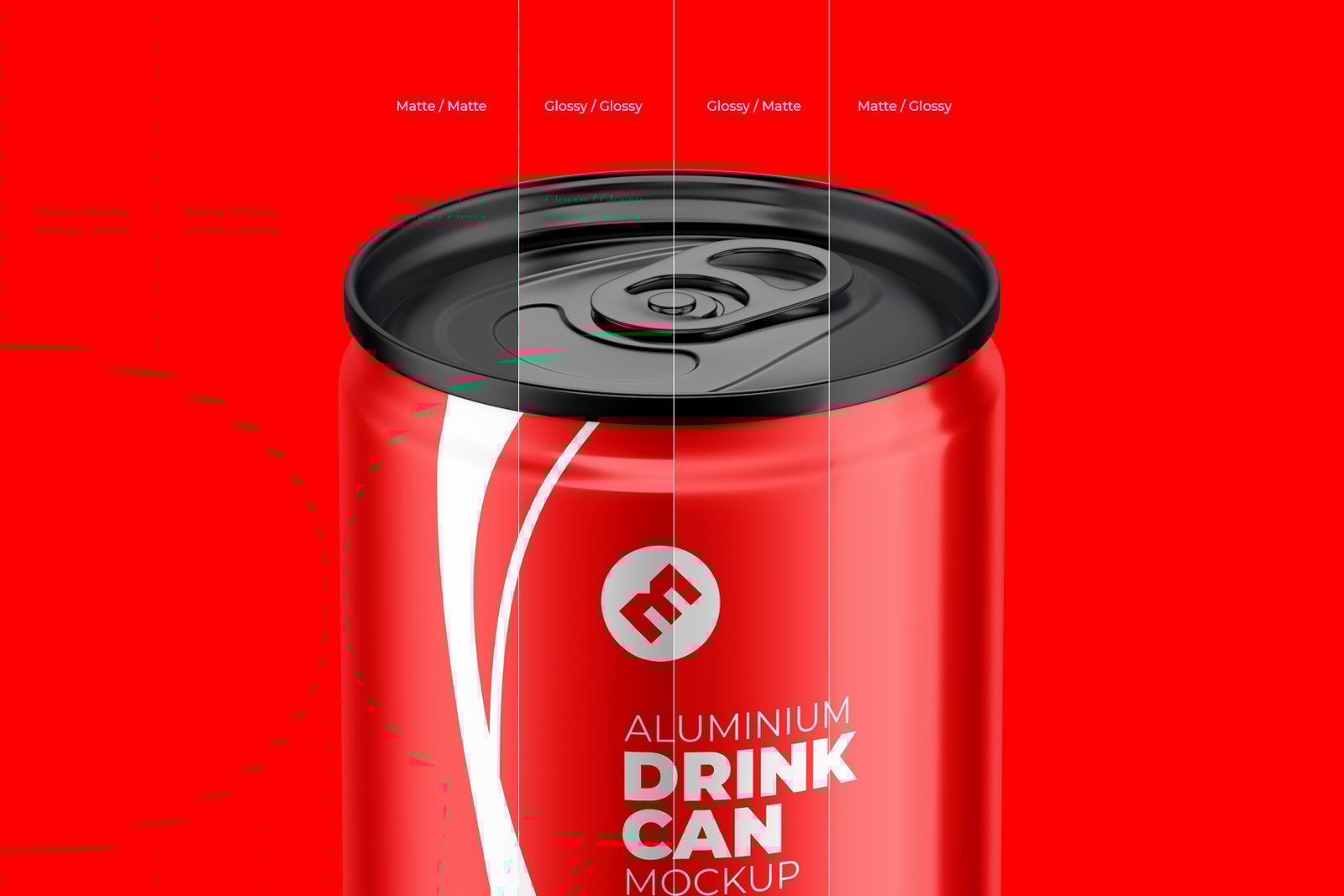Slim 150ml Aluminium Can Mockup