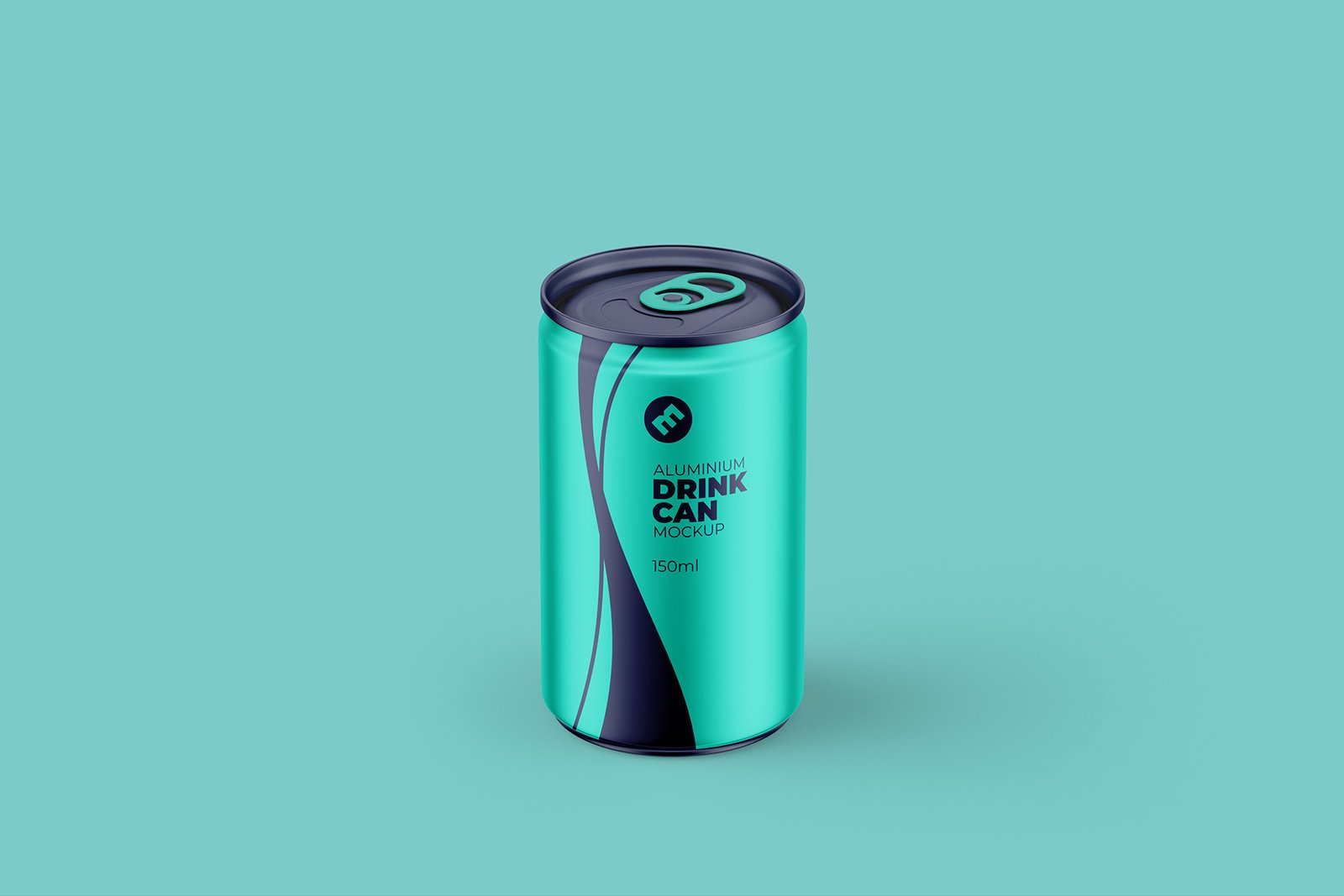 Slim 150ml Aluminium Can Mockup