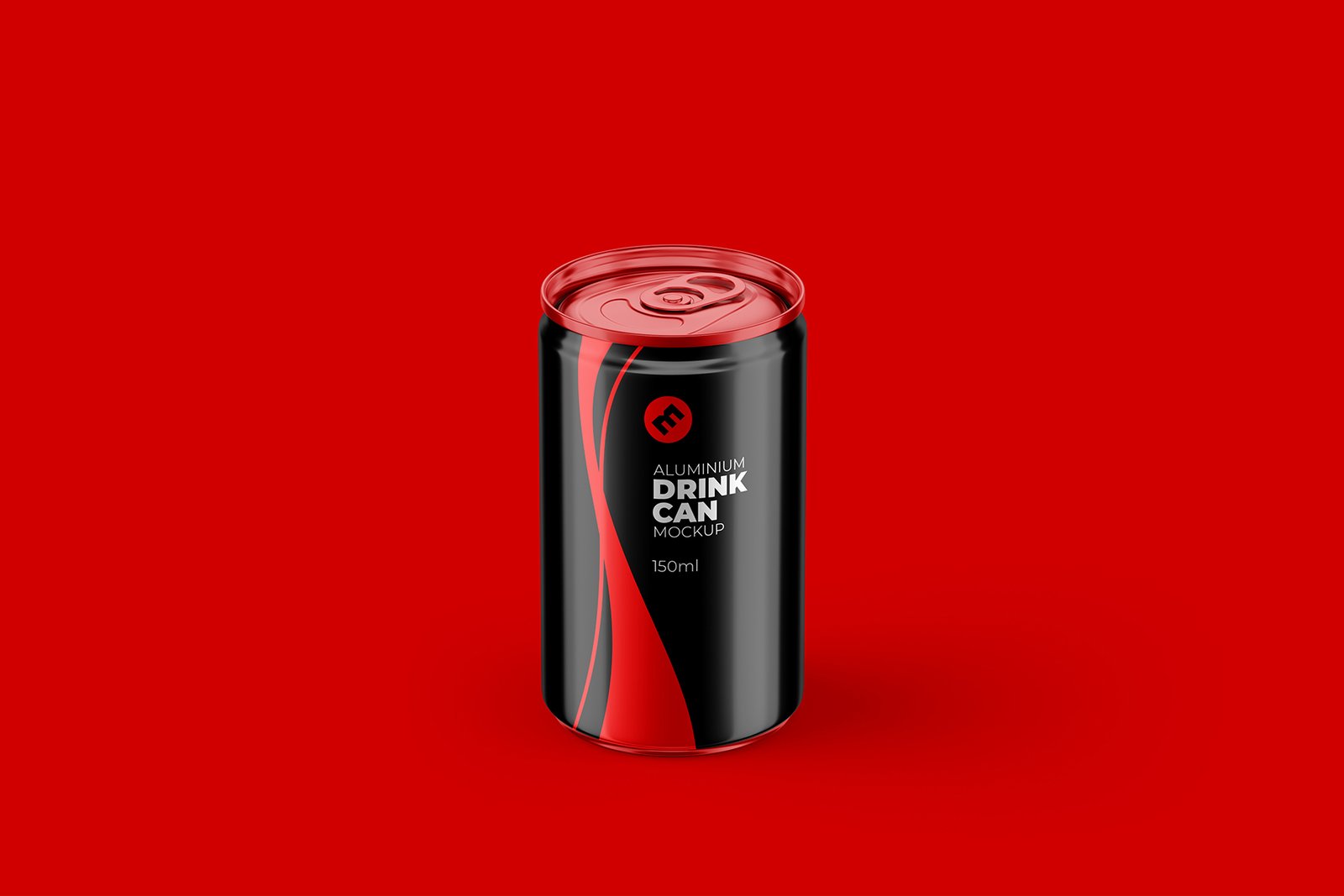 Slim 150ml Aluminium Can Mockup