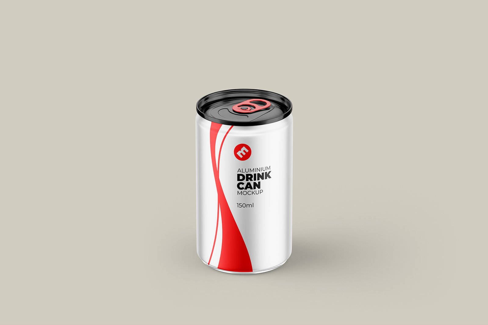 Slim 150ml Aluminium Can Mockup