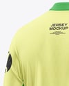 Soccer Jersey Mockup - Back Half Side View