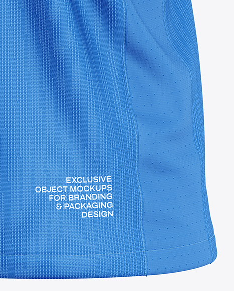 Soccer Jersey Mockup - Back Half Side View