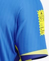 Soccer Jersey Mockup - Back Half Side View