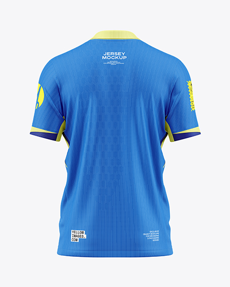 Soccer Jersey Mockup - Back View