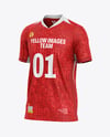 Soccer Jersey Mockup - Half Side View