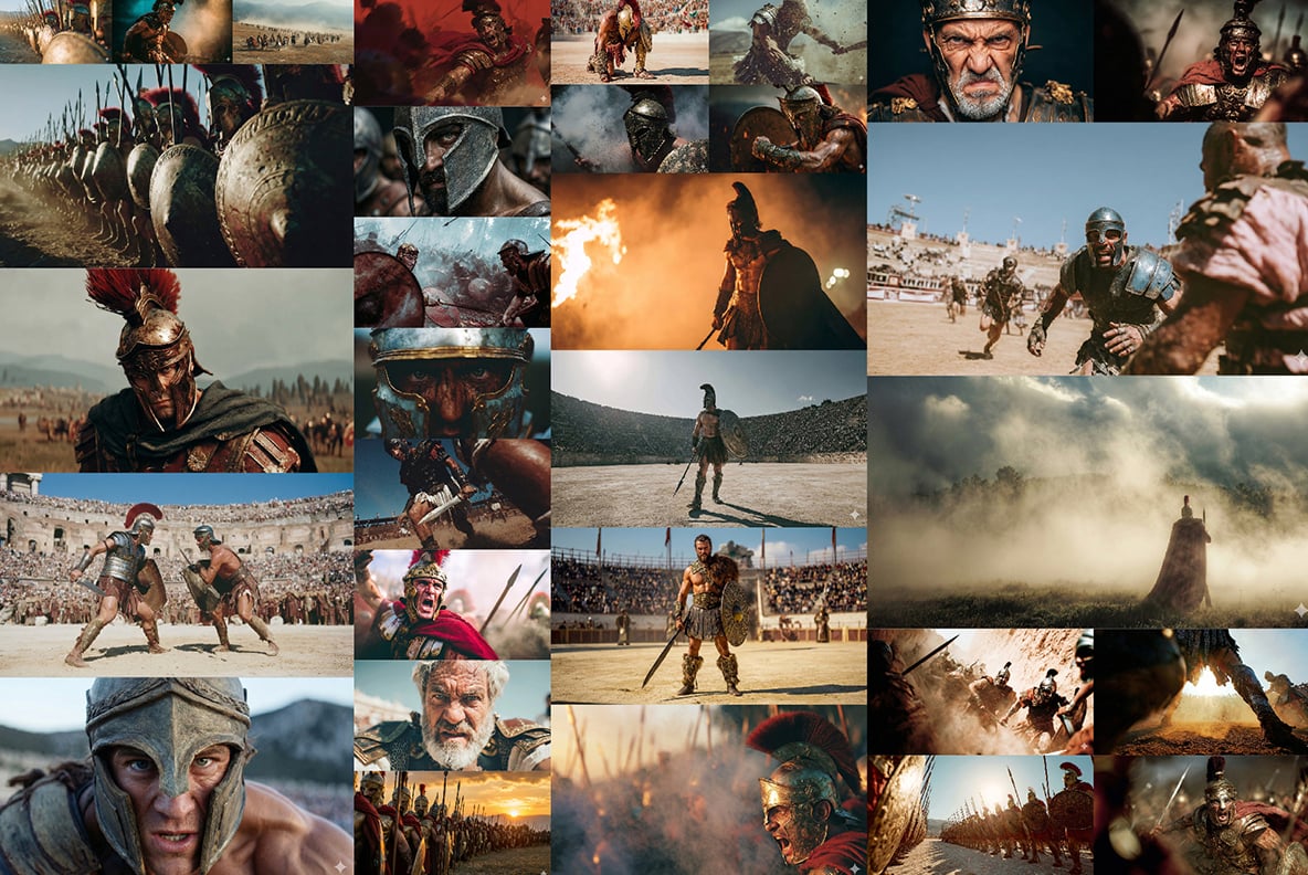 Spartans, legionaries and gladiators - 131 images