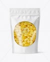 Stand-up Pouch with Corn Flakes Mockup