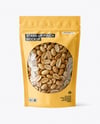 Stand-up Pouch with Salted Peanut Mockup