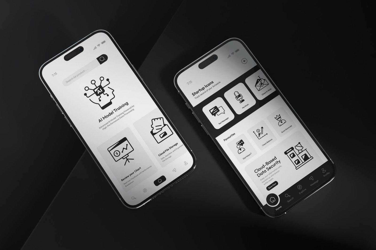 Startup Icons Art Set