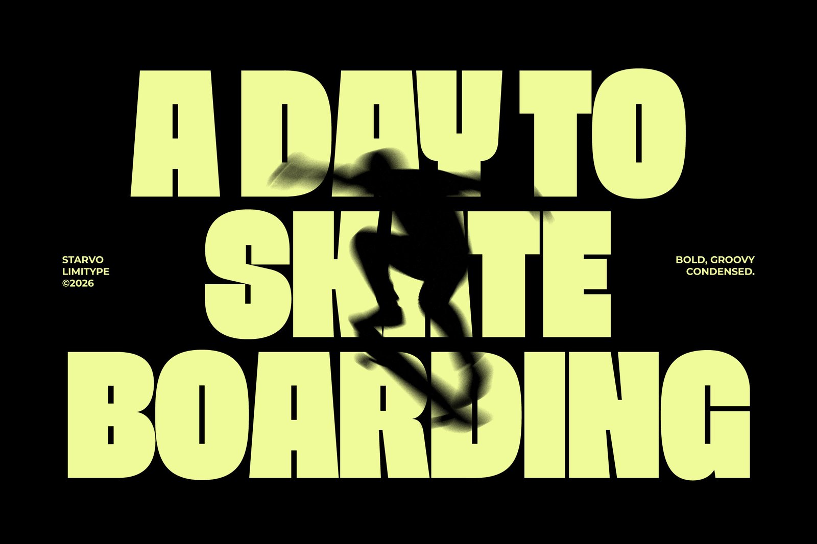 Starvo - Bold Condensed Font