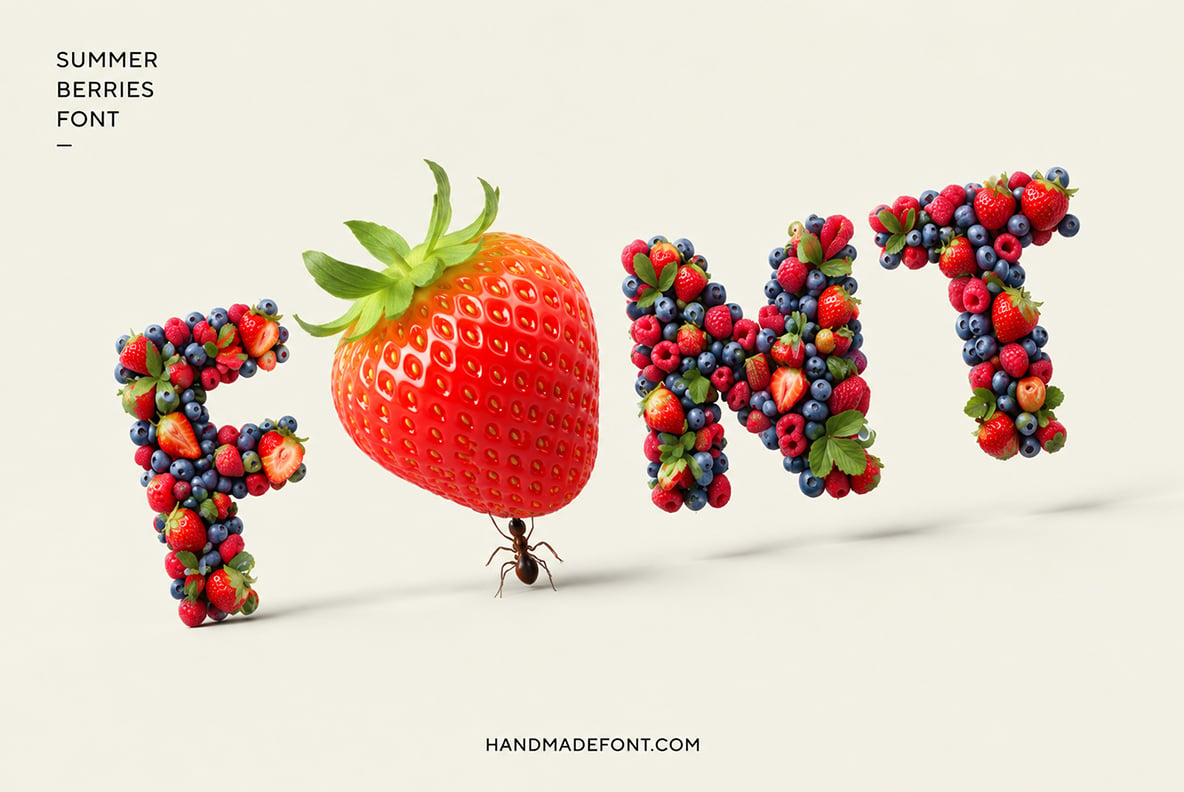 Summer Berries Font