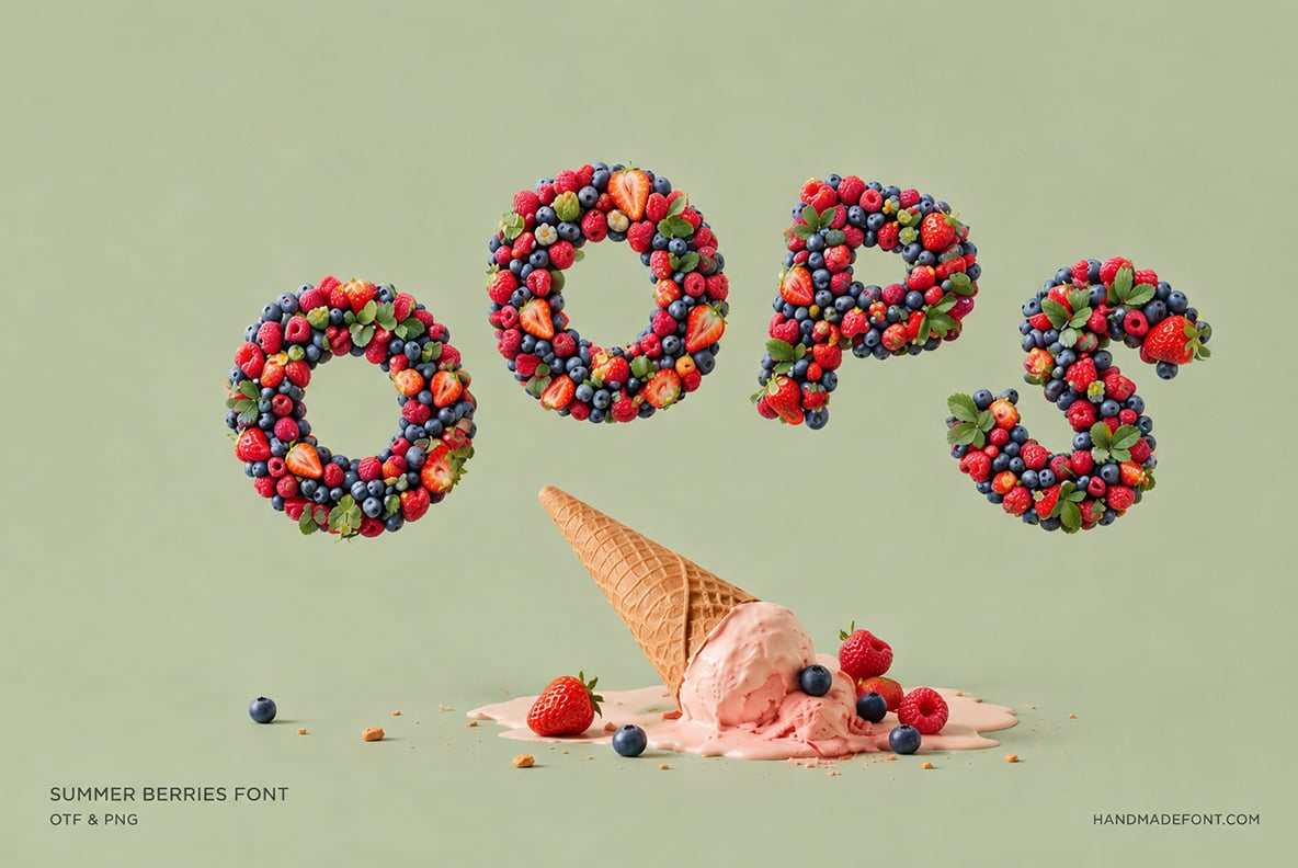Summer Berries Font
