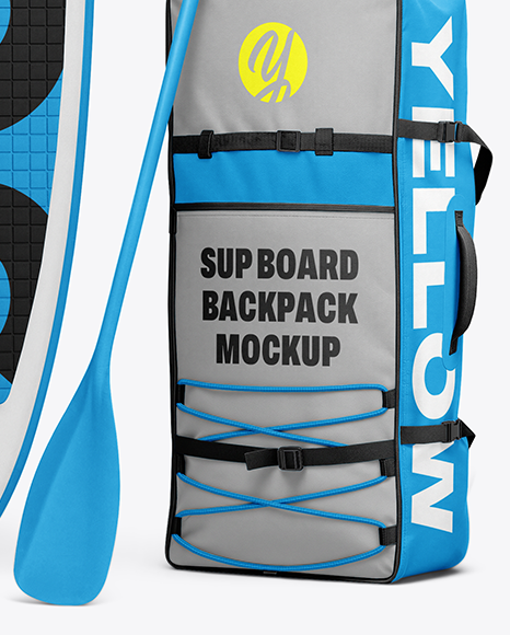 SUP Board with Bag Mockup