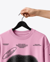 T-Shirt on Hanger with Shopping Bag Mockup