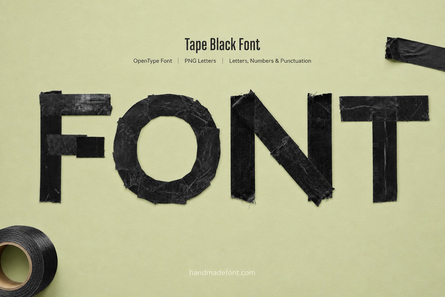 Tape Black Font