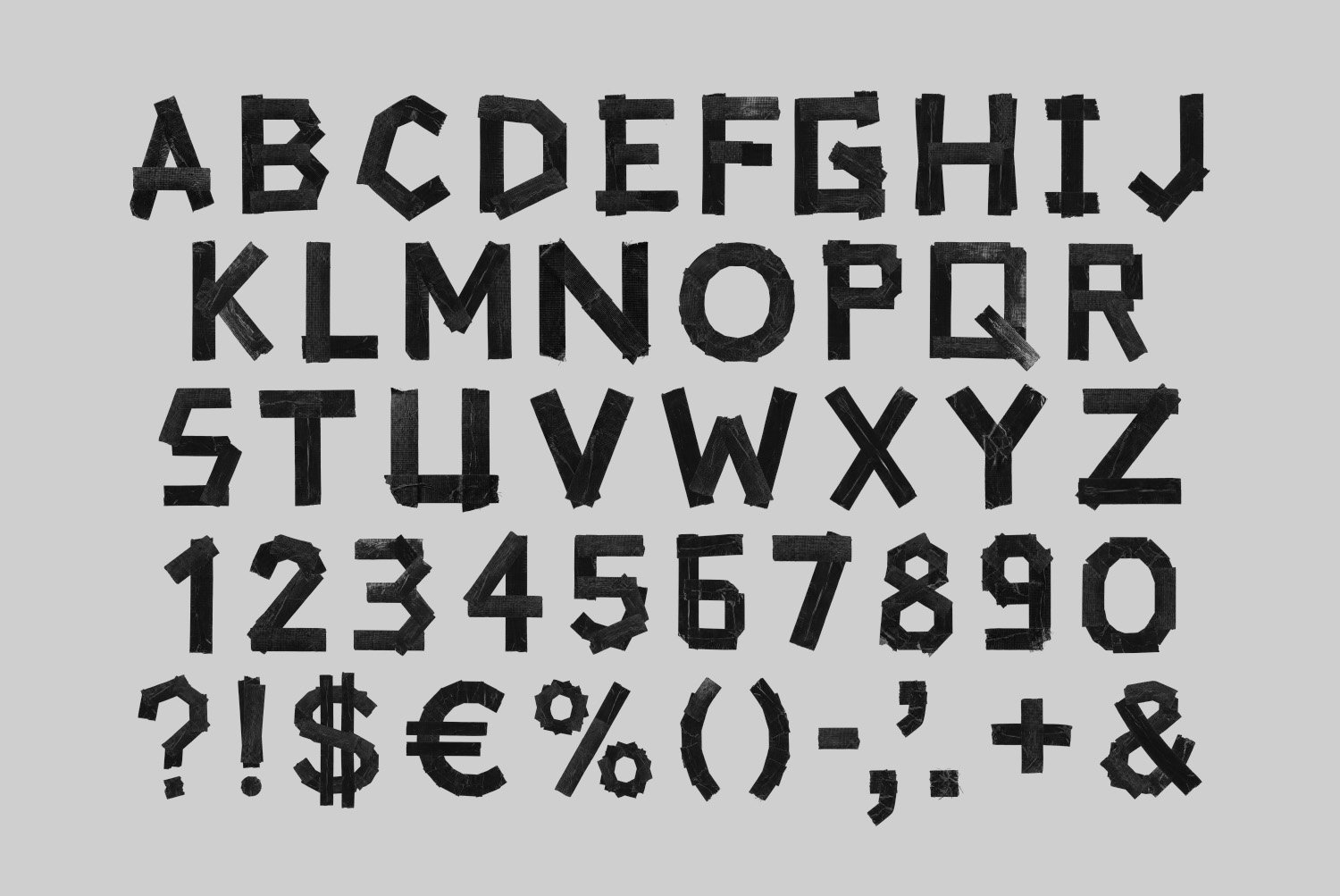 Tape Black Font