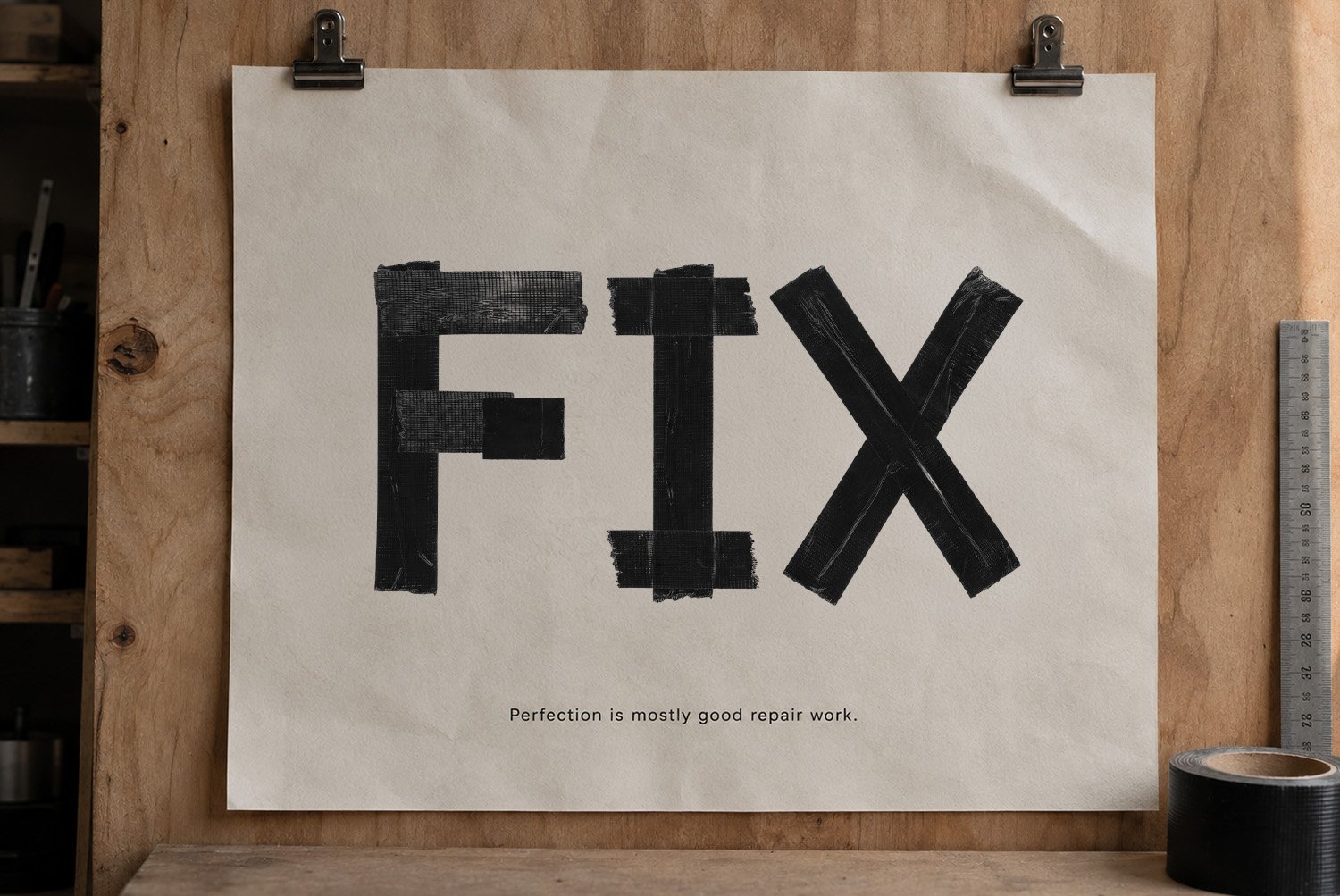 Tape Black Font