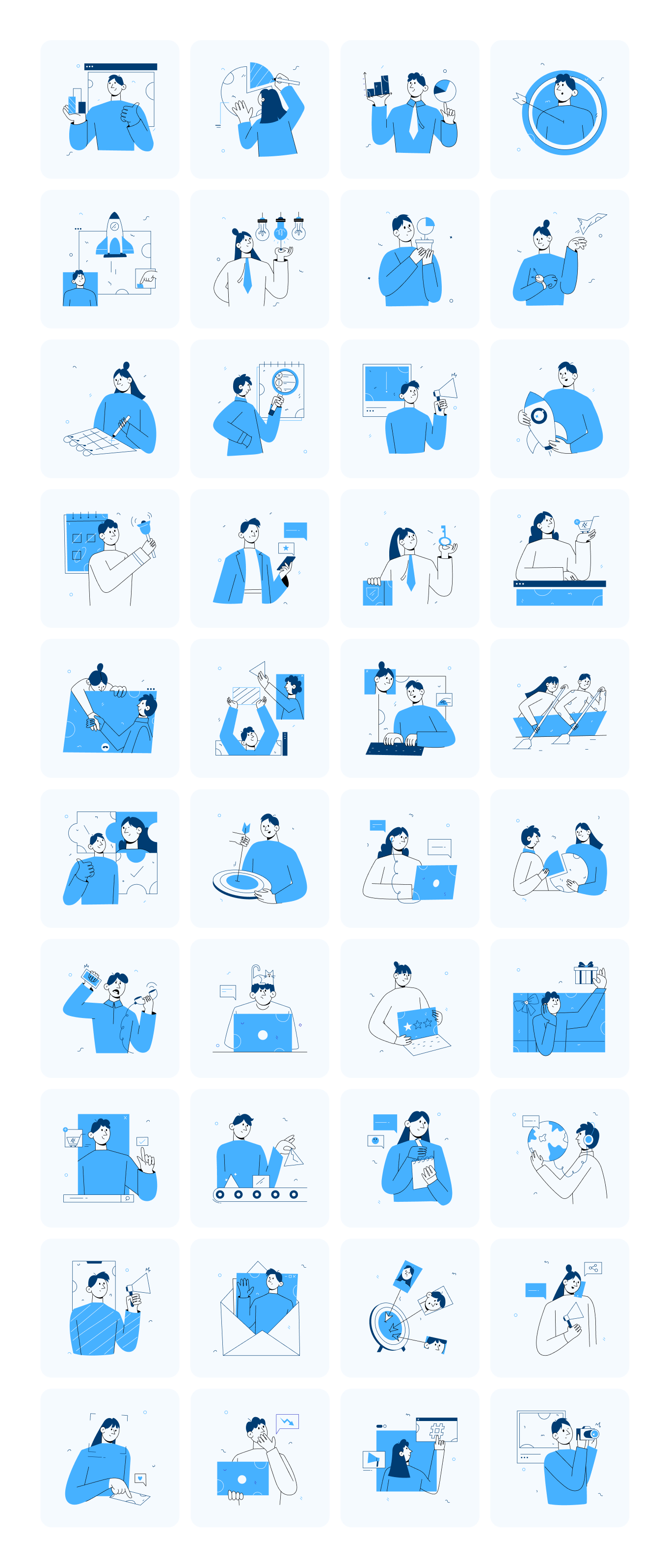 Tech and Business Illustration Bundle