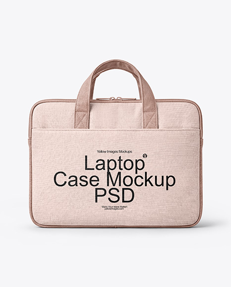 Textile Laptop Case Mockup