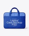 Textile Laptop Case Mockup