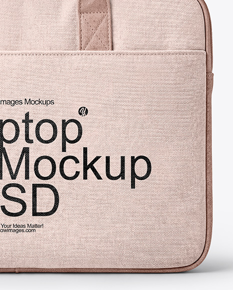 Textile Laptop Case Mockup