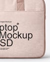 Textile Laptop Case Mockup