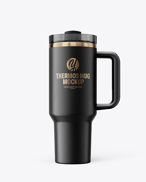 Thermos Mug Mockup