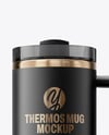 Thermos Mug Mockup