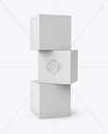 Three Paper Boxes Mockup