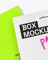 Three Paper Boxes Mockup