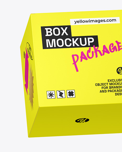 Three Paper Boxes Mockup
