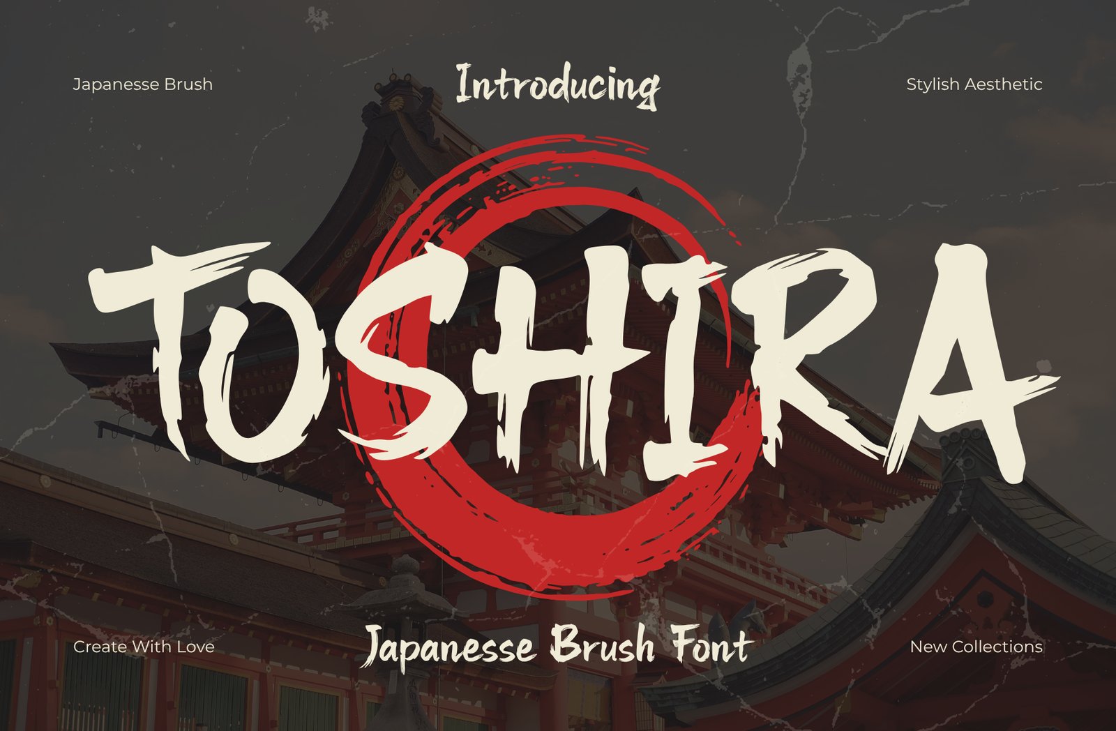 Toshira – Japanese Brush Display Font