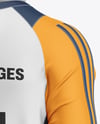Training Long Sleeve Full Soccer Kit Mockup – Back Half Side View