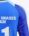 Training Long Sleeve Full Soccer Kit Mockup - Back View