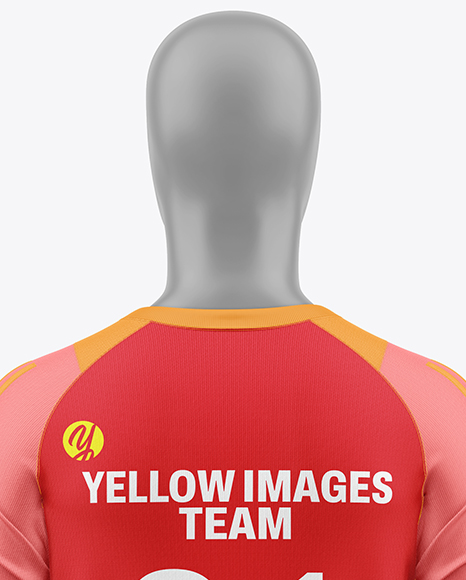 Training Long Sleeve Full Soccer Kit Mockup - Back View