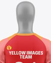 Training Long Sleeve Full Soccer Kit Mockup - Back View
