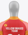 Training Long Sleeve Full Soccer Kit Mockup - Back View