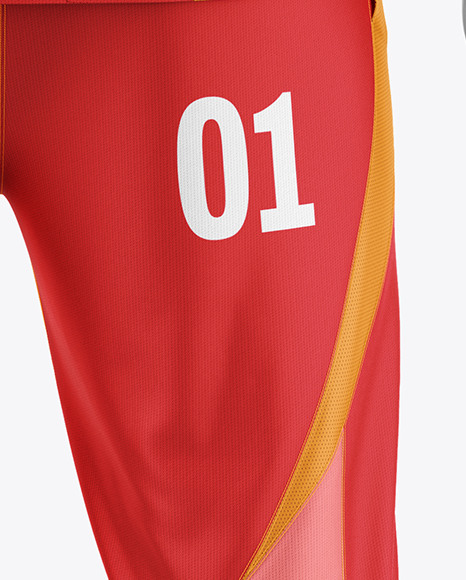 Training Long Sleeve Full Soccer Kit Mockup - Back View