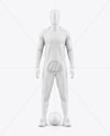 Training Long Sleeve Full Soccer Kit Mockup - Front View