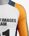 Training Long Sleeve Full Soccer Kit Mockup - Front View