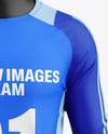 Training Long Sleeve Full Soccer Kit Mockup - Front View