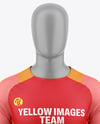 Training Long Sleeve Full Soccer Kit Mockup - Front View