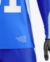 Training Long Sleeve Full Soccer Kit Mockup - Front View