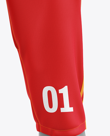 Training Long Sleeve Full Soccer Kit Mockup - Front View